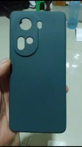 Case Oppo Reno 11 5G Silikon Square Suede Microfiber Free Tali Lanyard Soft Casing Handphone