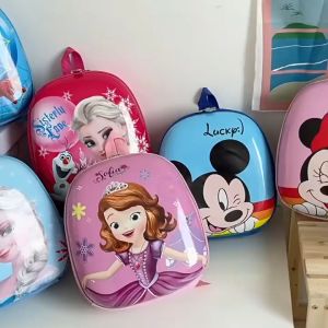 New Girls Soft Shell Schoolbag: B25 Cartoon Student Backpack