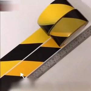 เทปเตือนภัย แถบเหลืองดำ เทปเตือน เทปกาวตีเส้นพื้น warning tape เทปกั้นเขต เหลืองดำ ยูโรเทป เทปตกแต่ง เทปกั้นเขต ดำ เทปพลาสติกเตือนภัย