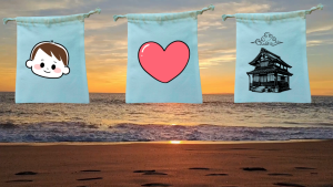 กระเป๋าผ้าสกรีนลายตาม สไตล์ ที่ชอบ 6X7นิ้ว หูรูด สำหรับของชำร่วย/ของขวัญ/ของที่ระลึก