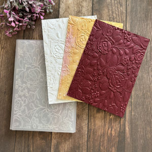 3D Embossing Folder Lace Decorative Pattern Background For Adding Textured Detail To Paper Crafting Project Designs Making New