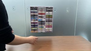 Sanfurney 51-Slot Cassette Tape Storage Desktop Rack Audio Tape Organizer Wall-Mounted Cassette Holder