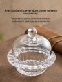 YOGEHOME | Glass Sweet Dish Bowl With Lid Elegant High-Grade For Baby Food. 