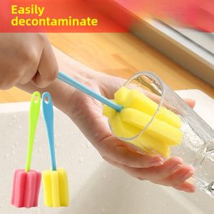 Cup Brush Cup Fantastic Brush Water Cup Cleaning Long Handle Baby Bottle Brush No Dead Angle Tea Stain Removing Sponge Small Brush