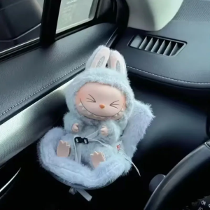 For Labubu Doll Seat Car Seat 15-17cm Safety Cute Air Outlet Aromatherapy High-Grade Interior Decoration for Cars