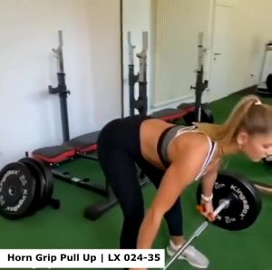 SPEEDS Horn Fitness Handles Grip Fitnes Handle Pull Up Weight Lifting Pegangan Latihan Gym 024-35