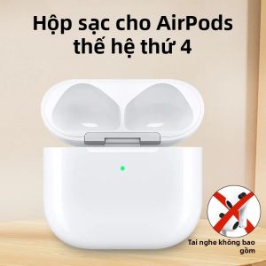 Hộp Sạc Thay Thế Cho AirPods 4 Tai Nghe Nguyên Bản Tương Thích Có Chức Năng Tương Tự Như Hộp Sạc Chính Hãng Cho AirPods 4 Đích Thực
