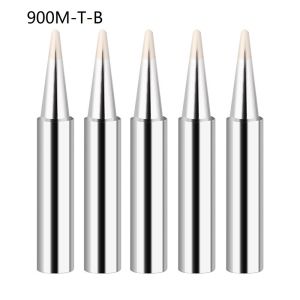 5pcs Soldering Iron Tip 900M-T Welding Solder Tips Copper-iron alloy IS I B K SK 2.4D Soldering Iron Head Welding Solder Tools