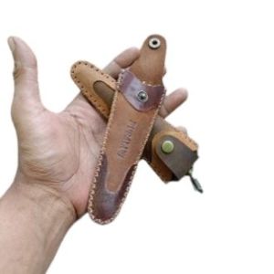 Sarung pipa once Kulit Asli 12cm 14cm 16cm