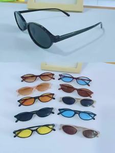 Retro Y2K Oval Sunglasses Small Frame Anti Ultraviolet UV400 Shades 2026 New Fashion Korean Hip Pop Punk Eyewear Hip Pop Women
