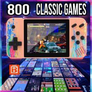 🎁 【Readystock】 + FREE Shipping 🎁 G3 Handheld Game Player 3.5 Inch HD Large Screen Retro Built-in 800 Games Video Game Console for Kids