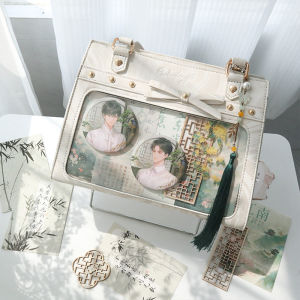 Retro Style Grain Bag Girls Design Sensation Small Commuter Pain Bag Crossbody Badge Bag Fashionable Casual PU Large Size