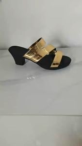 Dép nữ trung niên cao gót thời trang hàn quốc tăng 7 cm chiều cao