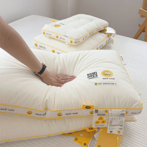 ไส้หมอนเส้นใยถั่วเหลืองประเภท A คอตตอนแท้ที่หูหมอนต่ำสำหรับคนเดียวหมอนรองคอทรงกรวยหมอนนุ่มหมอนเตี้ย48*74ซม.