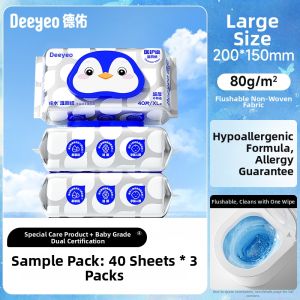 DEYOU | Pregnant & Period Use Pure Water Wet Wipes No Additives