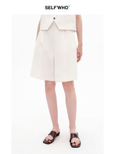 Linen Blend Classic Loose A-Line Capris