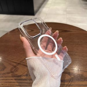 Ultra-Thin Wireless Charging Compatible Phone Case with Large Hole for Xiaomi 13 pro Lens Full Hard Edge Magnetic Absorption