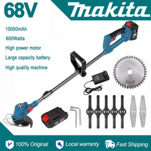 Rechargeable ​Lawn Mower Portable Cordless Lawn Mower Heavy Duty Grass Cutter Electric Lawn Mower Rechargeable Lithium Battery 48v/68v Lawn Mower Grass Trimmer Original Multi-Function Adjustable Home Trimmer Garden Tool Grass Cutter Sale