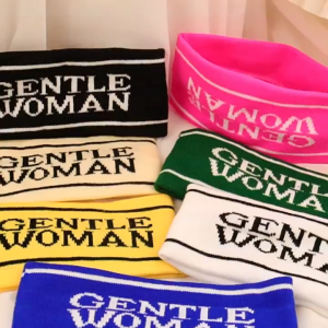 แถบคาดศีรษะ งานทอแท้ แถบคาดศีรษะกีฬา ที่คาดผมไหมพรม ที่คาดผม gentle woman