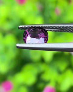 พลอย สปิเนล พม่า Spinel Myanmar 1.16 กะรัต (Cts.) พลอยแท้ อัญมณีมงคลประจําวันเกิด เครื่องประดับพลอย