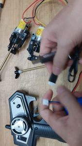 BCTT7C bộ chế tạo tàu thủy 2 chân vịt pin 7.4V 1800mah