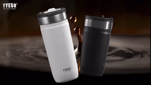 TYESO Vacuum Insulated Tumbler Water Bottle Coffee Cup Car Cup 550ml 710ml Leak-Proof