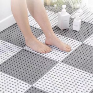 เสื่อปูพื้นแผ่นกันห้องน้ำลื่น30X3 0ซม. พรมห้องน้ำห้องครัวพรมห้องน้ำในครัวเรือนพรมเย็บพรมเช็ดเท้าพลาสติกกันน้ำเสื่อปูพรมกันลื่น