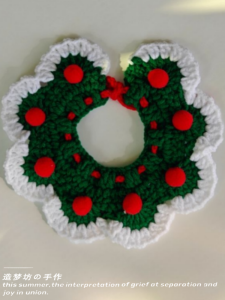 Hand Knitted Christmas Pet Scarf Dog And Cat Bib Towel Neck Warmer Decorative Accessories Warmth And Style for Your Furry Friend
