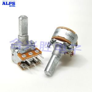 High Fidelity Audio Amplifier Volume Potentiometer Dual Alps RK163 A20K A50K A100K Carbon Film Potentiometer for Electronics Market
