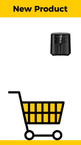 Kris 3L Air Fryer Digital Screen Touch Black Alat Penggoreng Tanpa Minyak Airfryer Warna Hitam 800w 3L Rak Dapat Dilepas Pasang