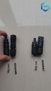Cặp Jack Nối MC4 1000V 1500V TEKI Kết Nối Tấm Pin Năng Lượng Mặt Trời Lõi Đồng Chống Nước IP67 Dòng 30A