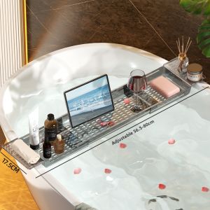 Adjustable Water Draining Bathroom Shelf