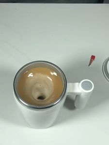 [Rechargeable] 3nd Gen Coffee Mug with Lid Electric Auto Stirring Coffee Cup Stainless Steel Coffee Tea Milk Water Mug Creative Gift