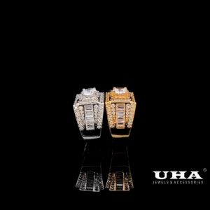 N1113  Nhẫn nam đính đá CZ cao cấp thiết kế dơn giản nhỏ gọn