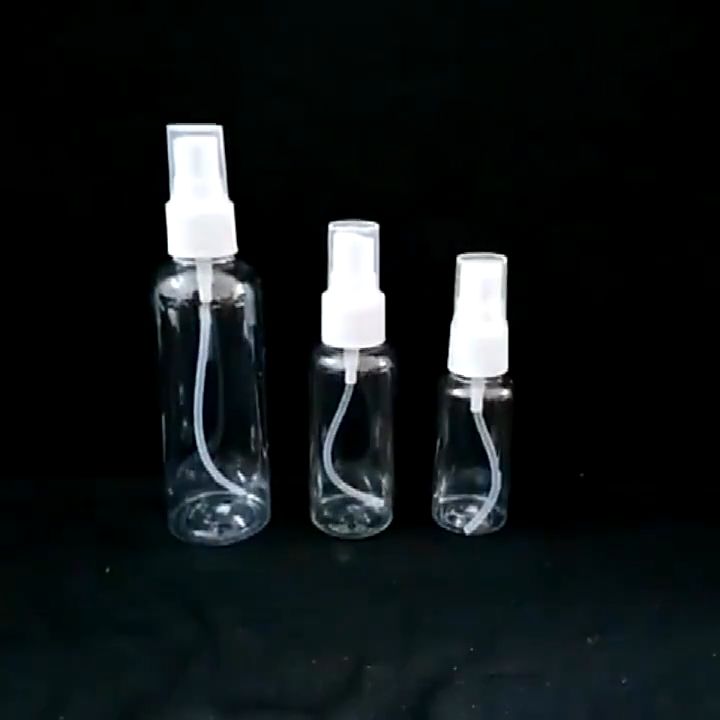 WHOLESALE 30ML/50ML/100ML Alcohol Spray PET Bottle Reusable Portable Empty Hand Sanitizer Bottle