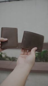 Ví da sáp nam thời trang mini compact thương hiệu Heika