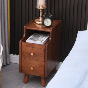 HENGDEMU | Luxurious White Narrow Storage Cabinet 20CM