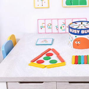 sg Montessori Toys 3 in 1 Wooden Learning Color Sorting Toys for Toddlers 3-6 Years Old Wooden Educational Toy