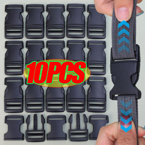 10Pcs Plastic Side Release Buckles 25mm Hard Clasp Curved For Paracord Bracelet Backpack Bag Parts Pets Strap Webbing