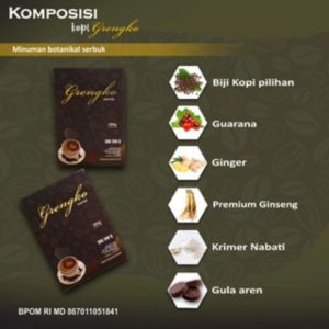 GRENGKO COFFEE: Kopi Para Pria Tahan Lama 1 Box 10 Sachet Original