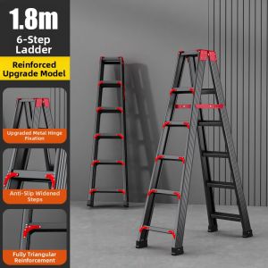 MOLORE | Foldable Double Sided Step Ladder Aluminum