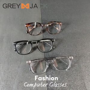 Grey Jack Kacamata Antiradiasi Blueray Bentuk Kotak Model Bold Ringan Bahan TR90 Photocromic Bluecromic 9102