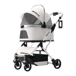 BOSIMAO | Light Foldable Separable Basket Pet Stroller