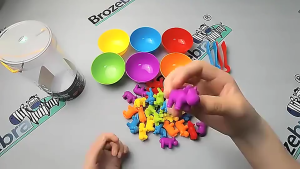 HAHA TOY Sorting Game Edukatif Sortir Warna & Hitung Mainan Anak Sikecil Montessori Mainan Anak