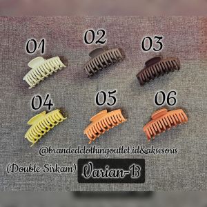 JEDAI DOFF IMPORT 9CM 9CAKAR / JEPIT RAMBUT KOREN STYLE / JEPIT SALON SISIR ROLL / CLAW DOFF HAIR CLIPS / RL982327