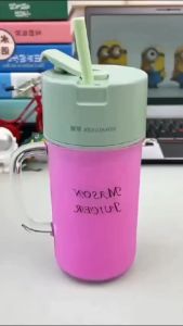 AWE OFFICIAL Juicer Blender 8 Mata Pisau Kapasitas 500 ml Portable Juicer Cup Free Sedotan Free Kabel USB Blender Juice Gelas