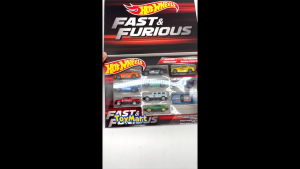 HW Fast and Furious Metal Alloy Diecast Cars 10 Pack Gift Box Full Force Vehicle
