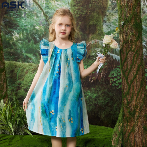 ASK JUNIOR | Sweet Princess Beach Dress Summer Casual Loose Sleeve