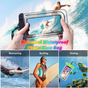 Waterproof Phone Case Bag Pouch Holder Universal PVC Luminous Float Seaside Swimming Dust Dirt Proof Pouch Cover