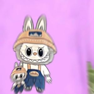 Baju kaos atasan anak Terbaru Labubu Cute Monster usia 1-12 tahun Sablon Digital lengan pendek